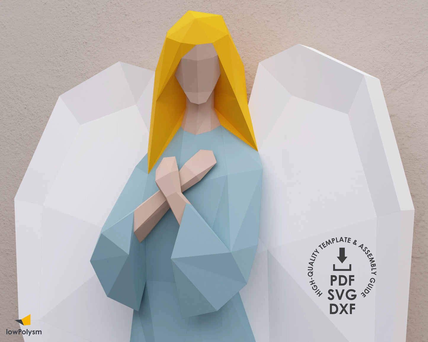 Angel digital templates in pdf dxf svg patterns