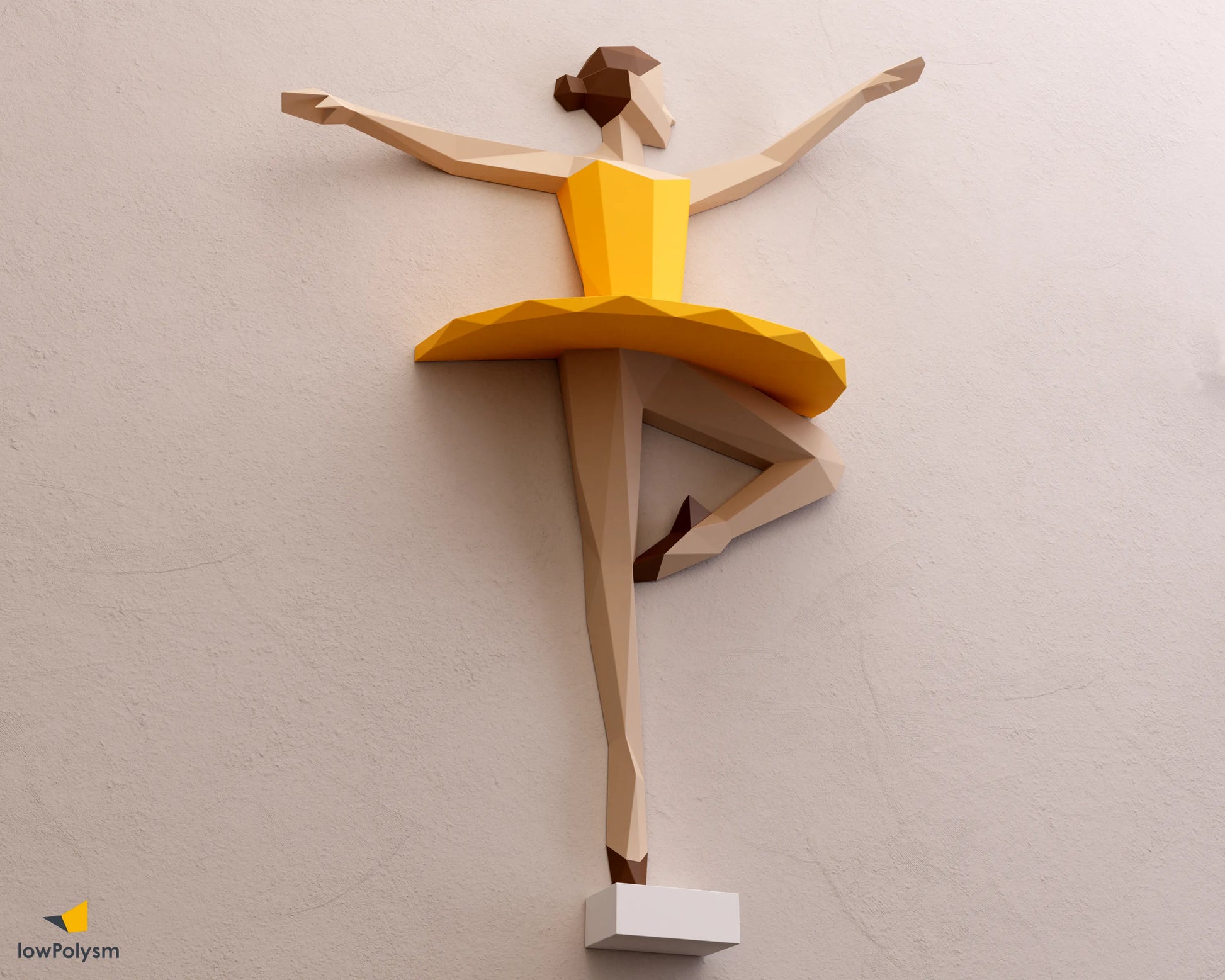 Ballerina dancer wall paper art