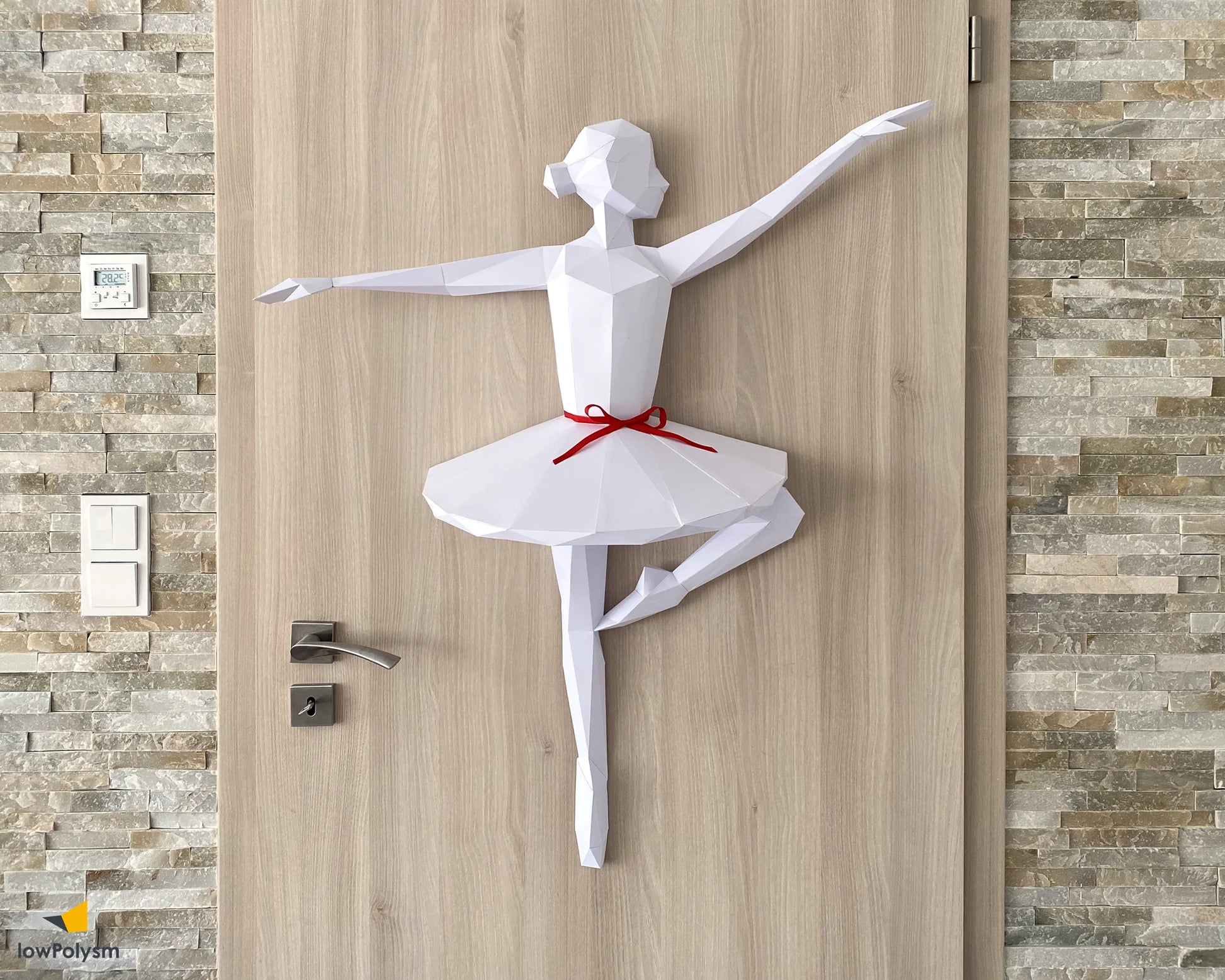 Ballerina gift big 3d paper project