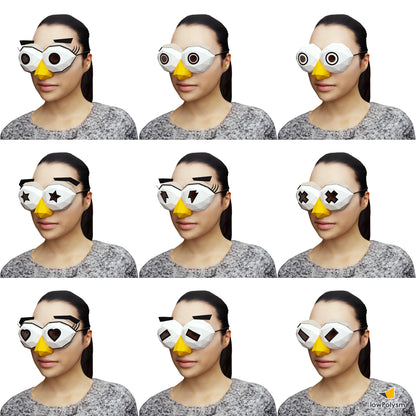 Eye expression paper mask iris shapes