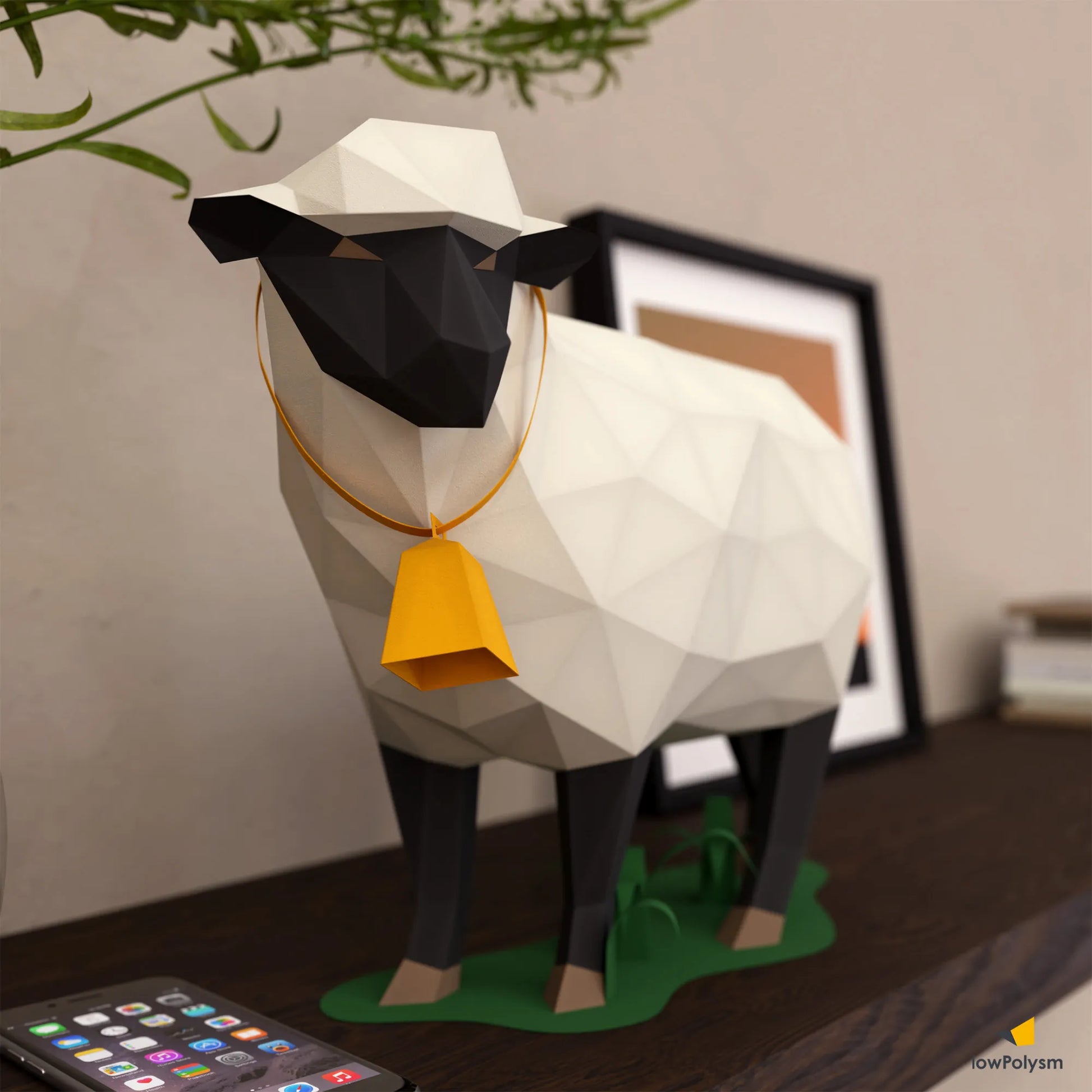 Sheep paper 3d origami model