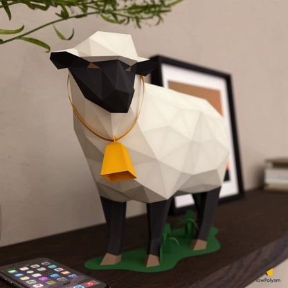 Sheep paper 3d origami model
